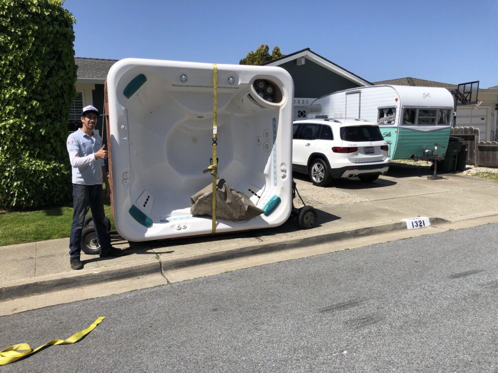 Luxury spa moving service in Palo Alto CA